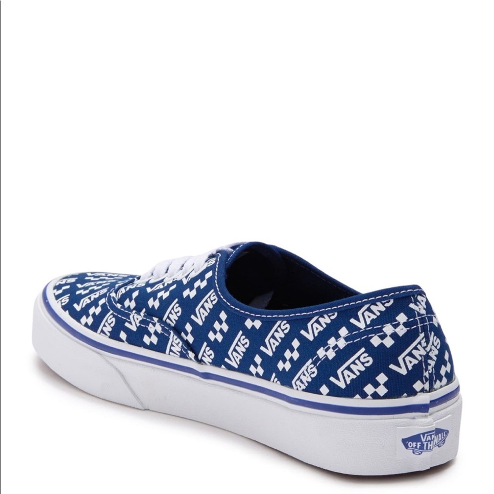 Vans Authentic Repeat Logo Skate Sneakers - Picture 2 of 5